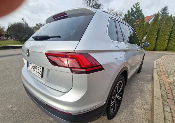 Volkswagen Tiguan cena 95500 przebieg: 177000, rok produkcji 2018 z Tczew małe 436